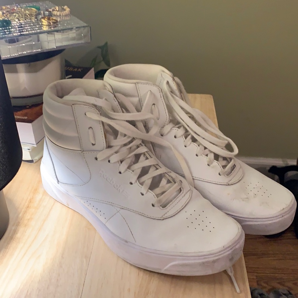 reebok hightop sneaker